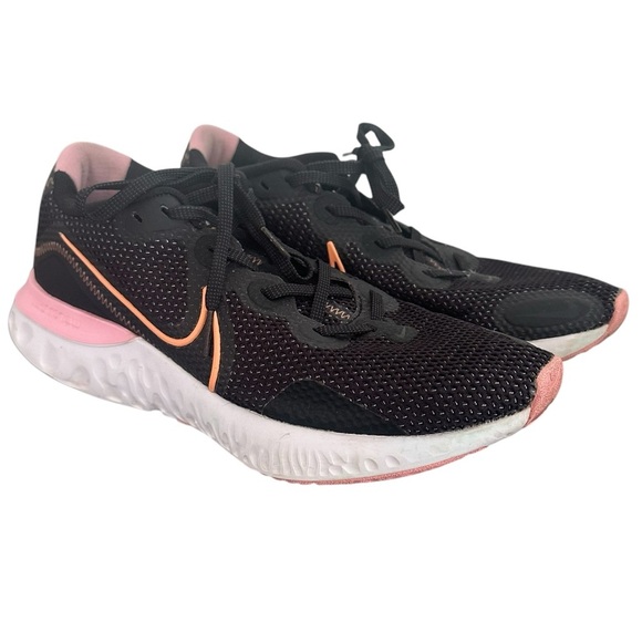 Nike Women’s Size 11 Renew Running Shoes Black Pink Orange Running Training - Picture 1 of 15